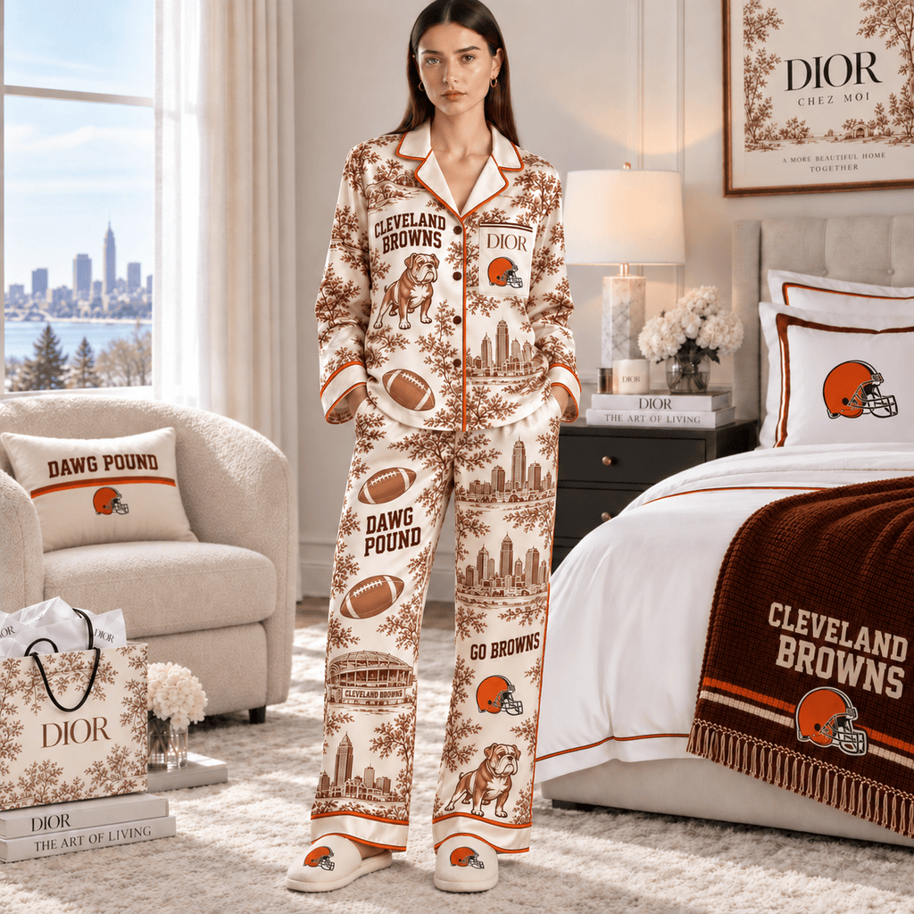 CLVB Women’s Premium Signature Satin Pajama Set BMD
