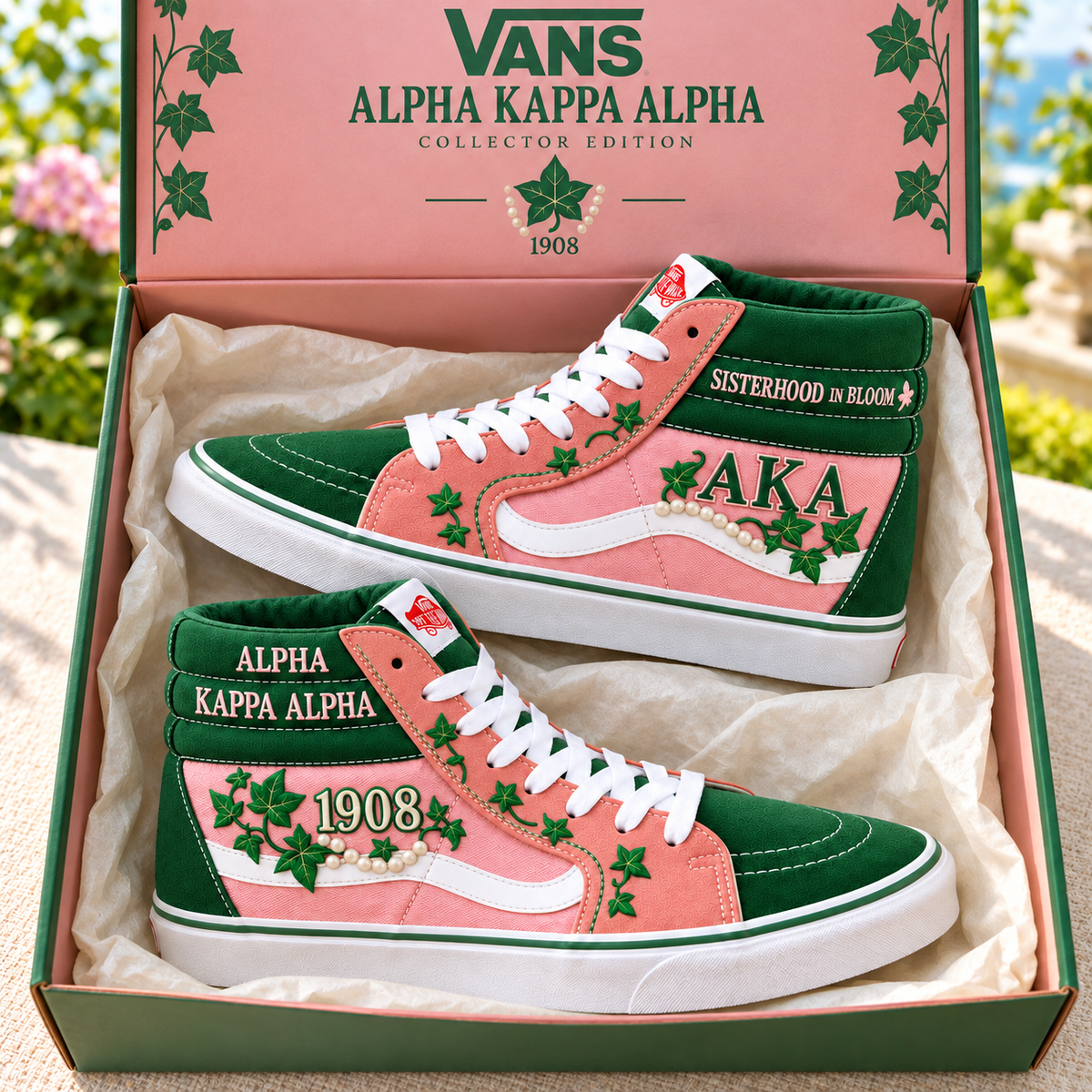 PREMIUM AKA Heritage High-Top Sneakers HQH