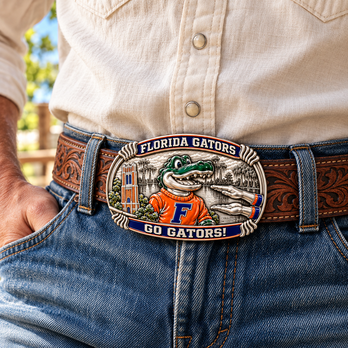 FGT SCULPTED COLLECTOR BELT BUCKLE HQH