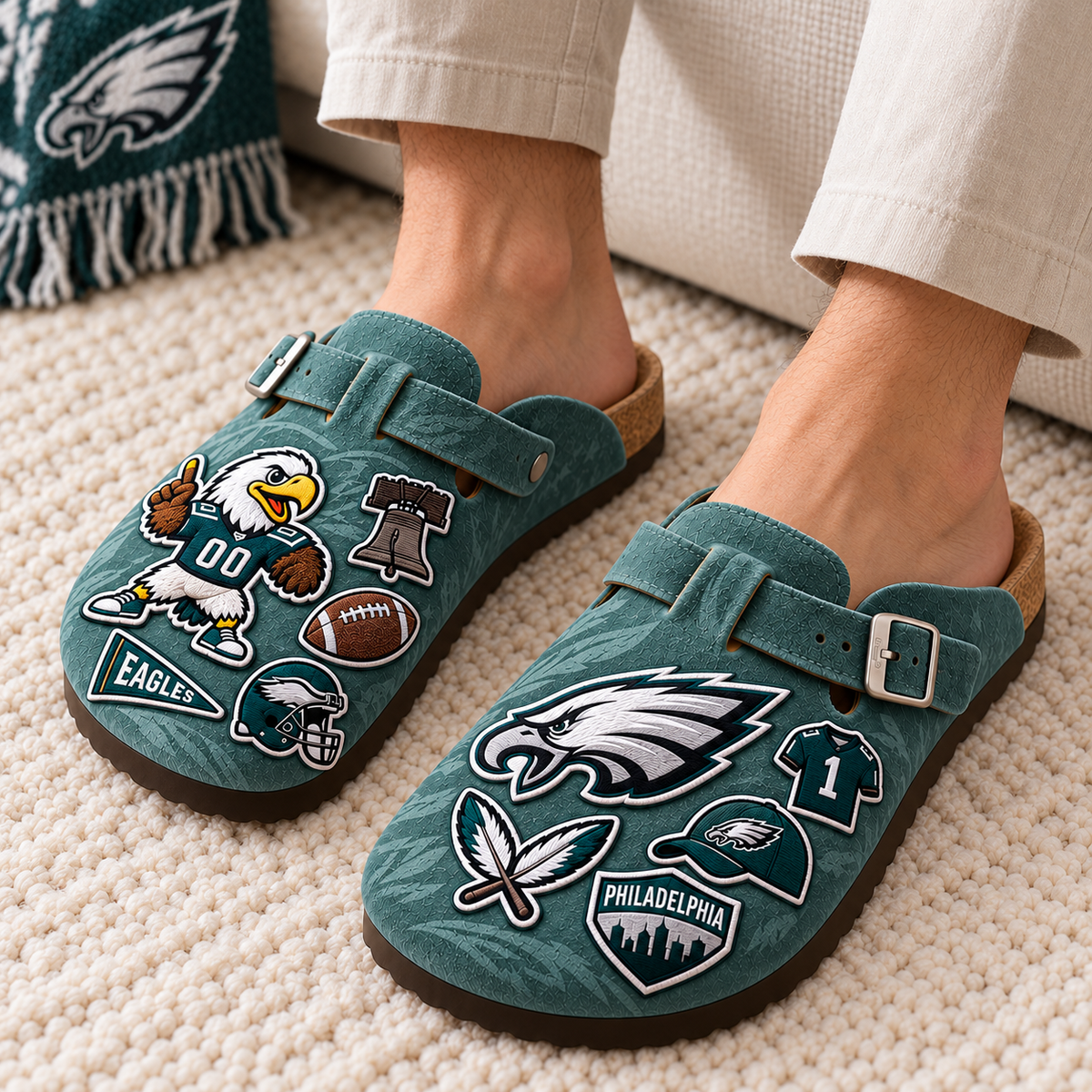 PREMIUM PLDE MINK SUEDE CLOGS NPL