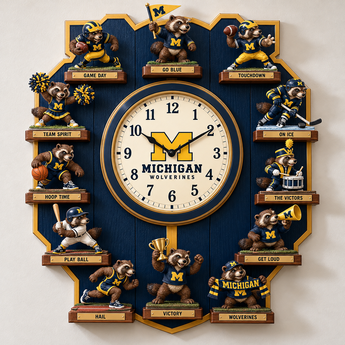 MWR Premium Mascot Sculpture Clock Collection PTKL