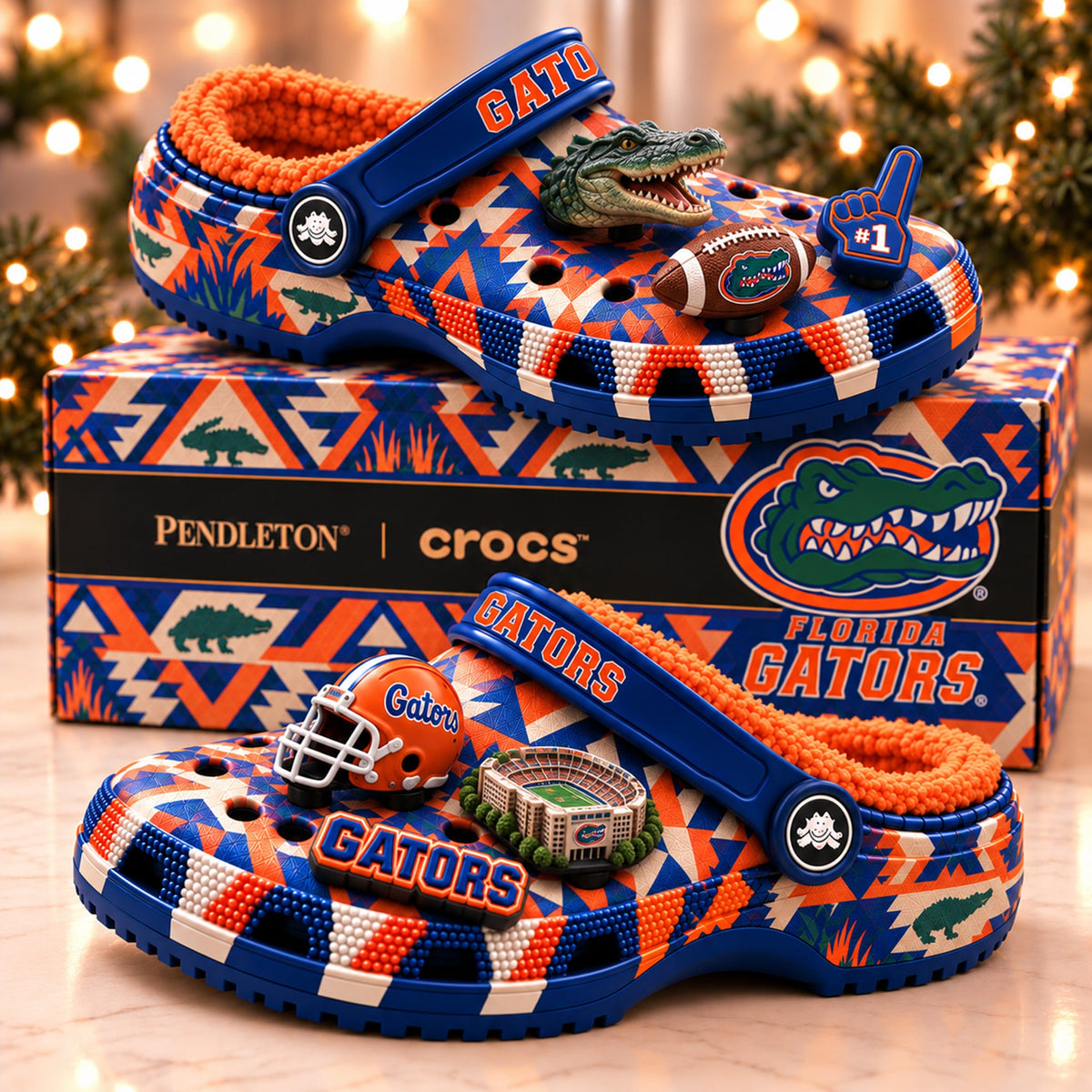 FGT Premium Fleece-Lined Crocs Clogs NTTB