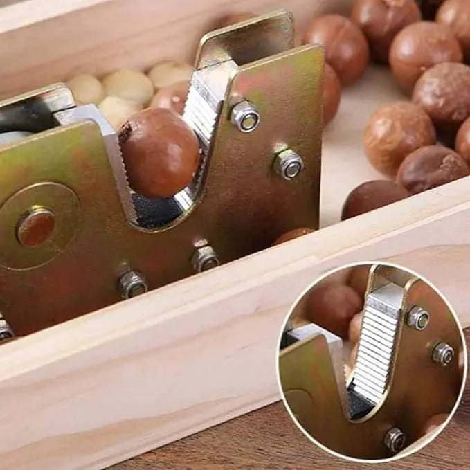 Manual Nutcracker Nut Tongs Heavy Duty Nut Cracker Macadamia Pecan Walnuts Nut Cracker Opener Tool Peeling Machine for Hazelnuts