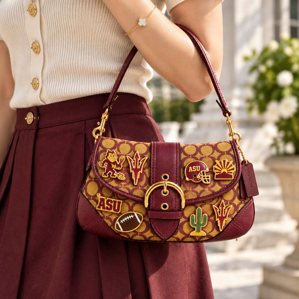 Arizona State Sun Devils Soho Bag With Charm