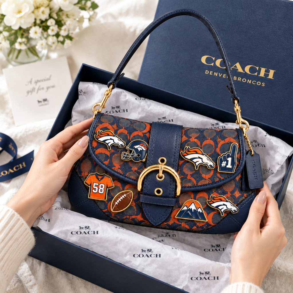 Denver Broncos Soho Bag With Charm