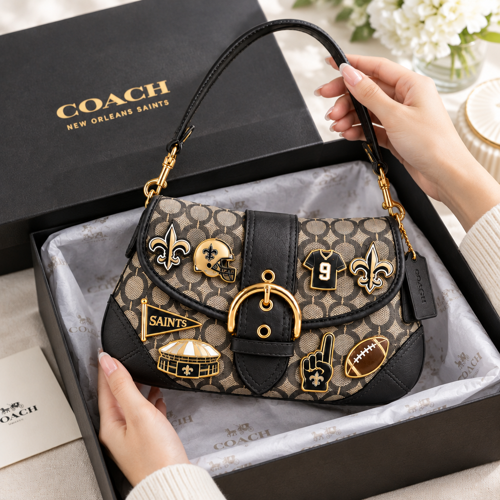 New Orleans Saints Soho Bag With Charm