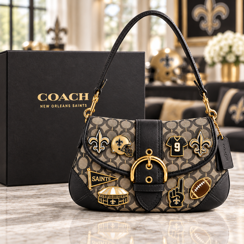 New Orleans Saints Soho Bag With Charm