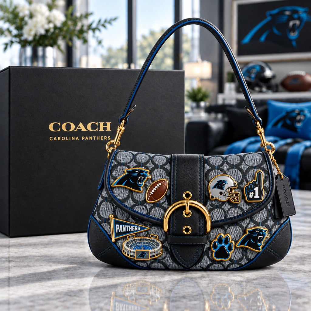 Carolina Panthers Soho Bag With Charm