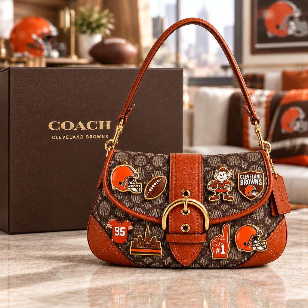 Cleveland Browns Soho Bag With Charm