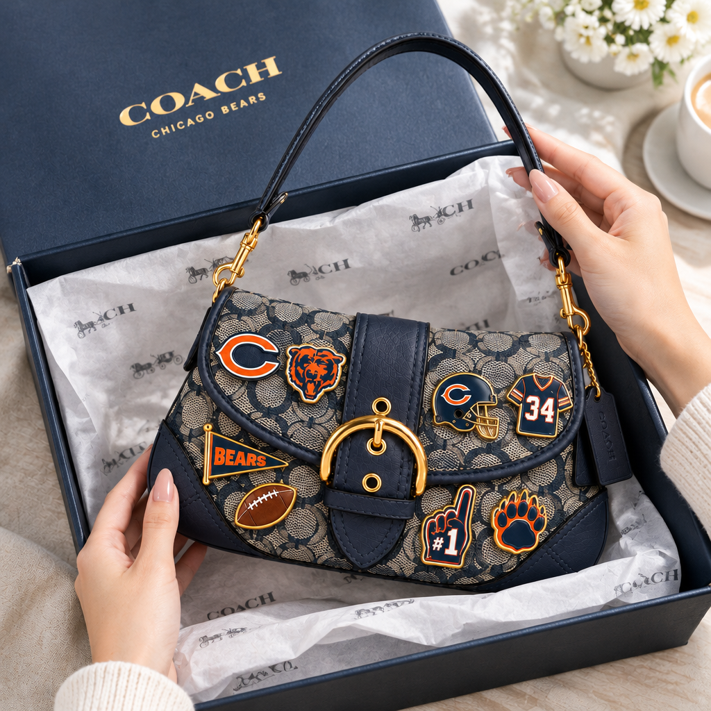 Chicago Bears Soho Bag With Charm