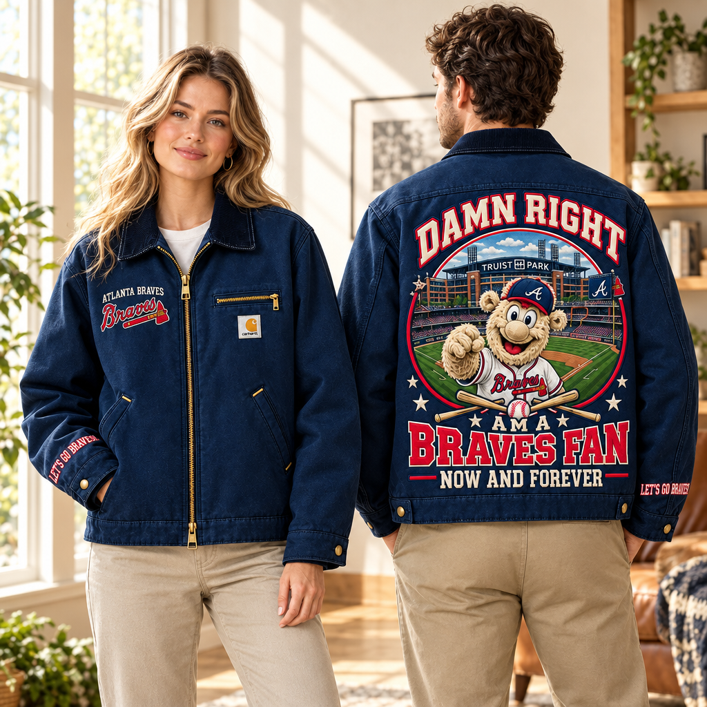 Atlanta Braves Workjacket Embroidered Detroit Jacket