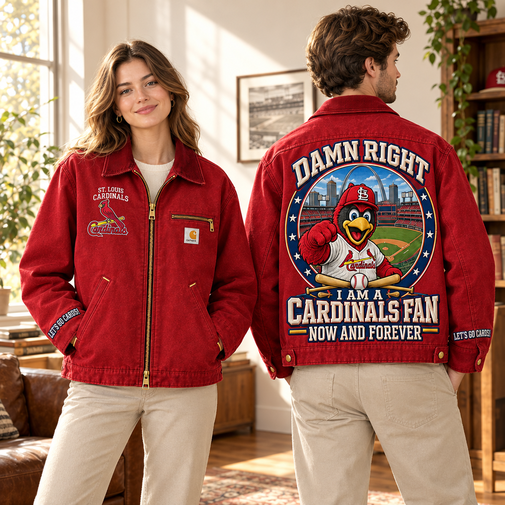 Cardinals Work Jacket Embroidered Detroit Jacket