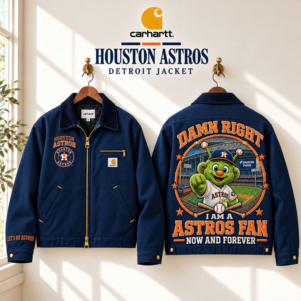 Houston Astros MLB Embroidered Detroit Jacket