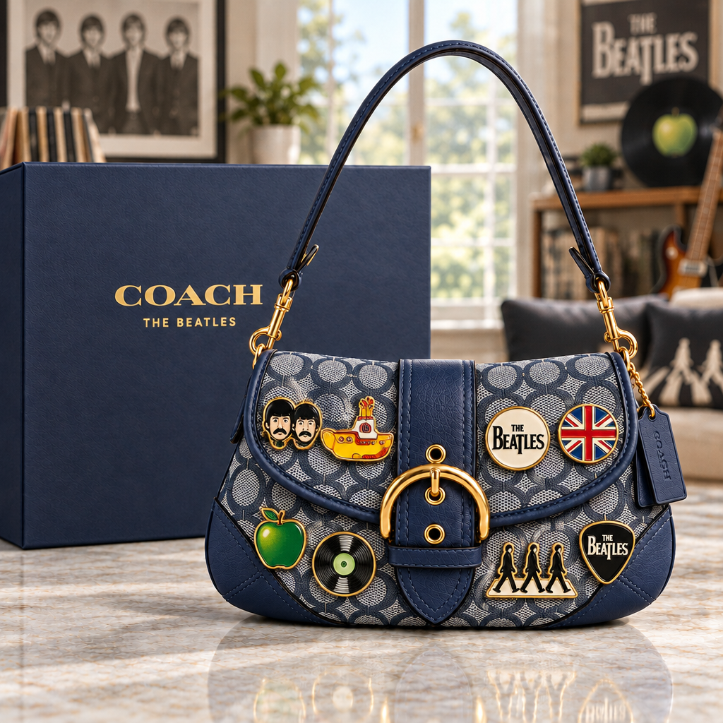 The Beatles Soho Bag With Charm