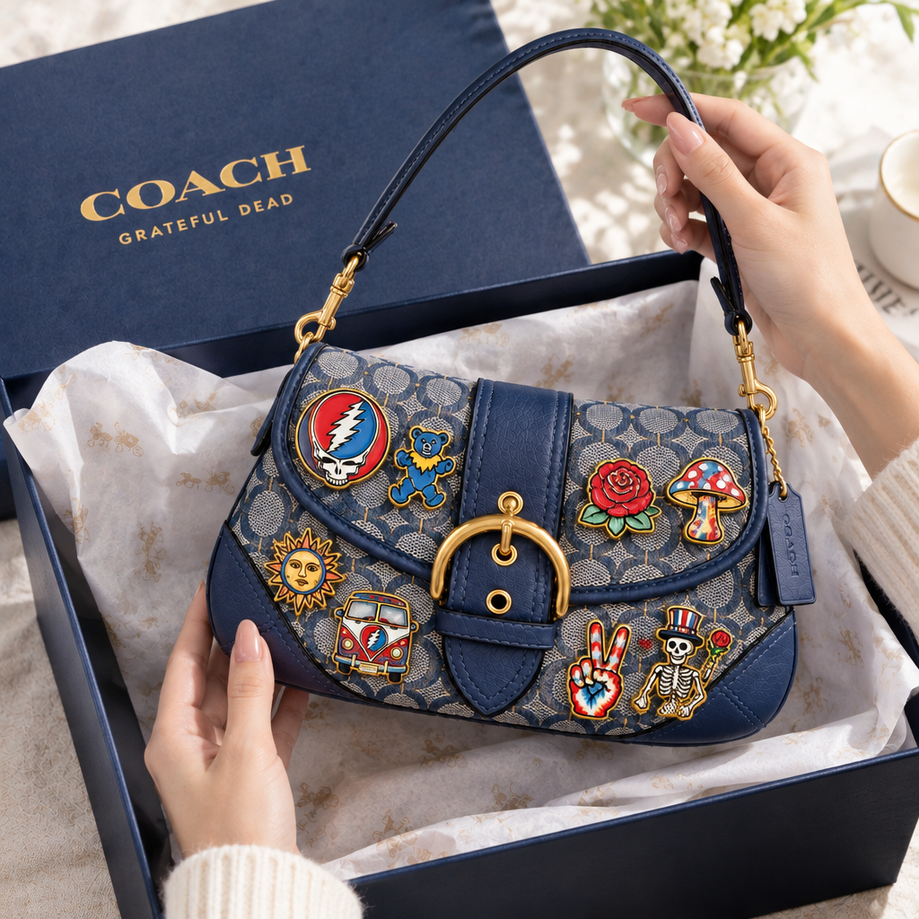 Grateful Dead Soho Bag With Charm