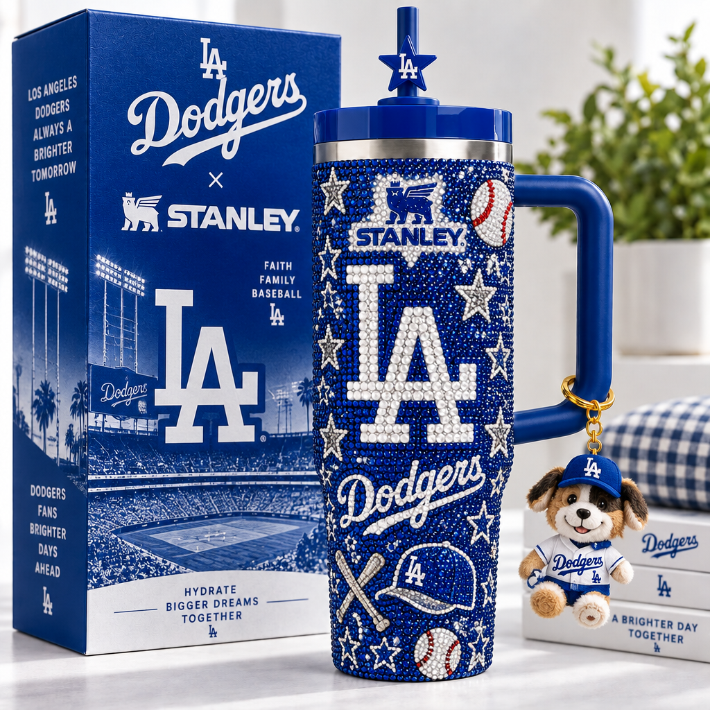 Los Angeles Dodgers 40oz Tumbler With Handle TTNL